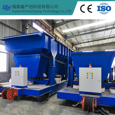 20 tons induction furnace vibration feeding truck