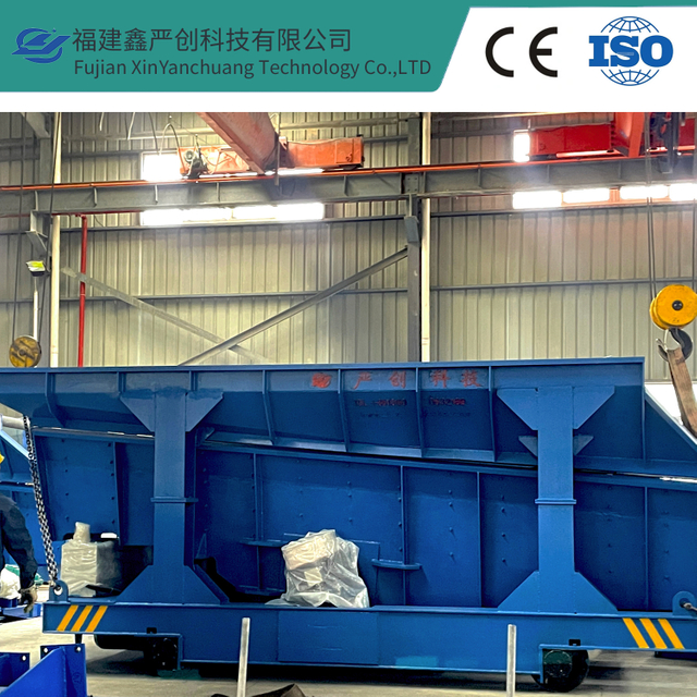 500kg-20 tons induction furnace vibration feeding truck