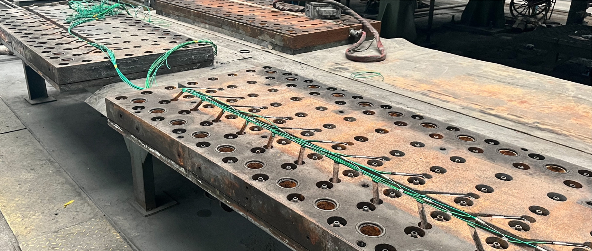 热电偶典型布置 Typical arrangement of thermocouples