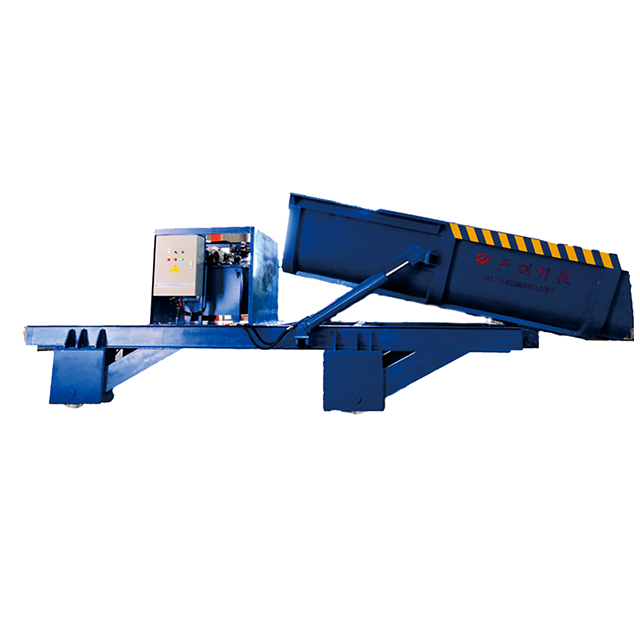 Medium frequency induction furnace hydraulic feeding truck
