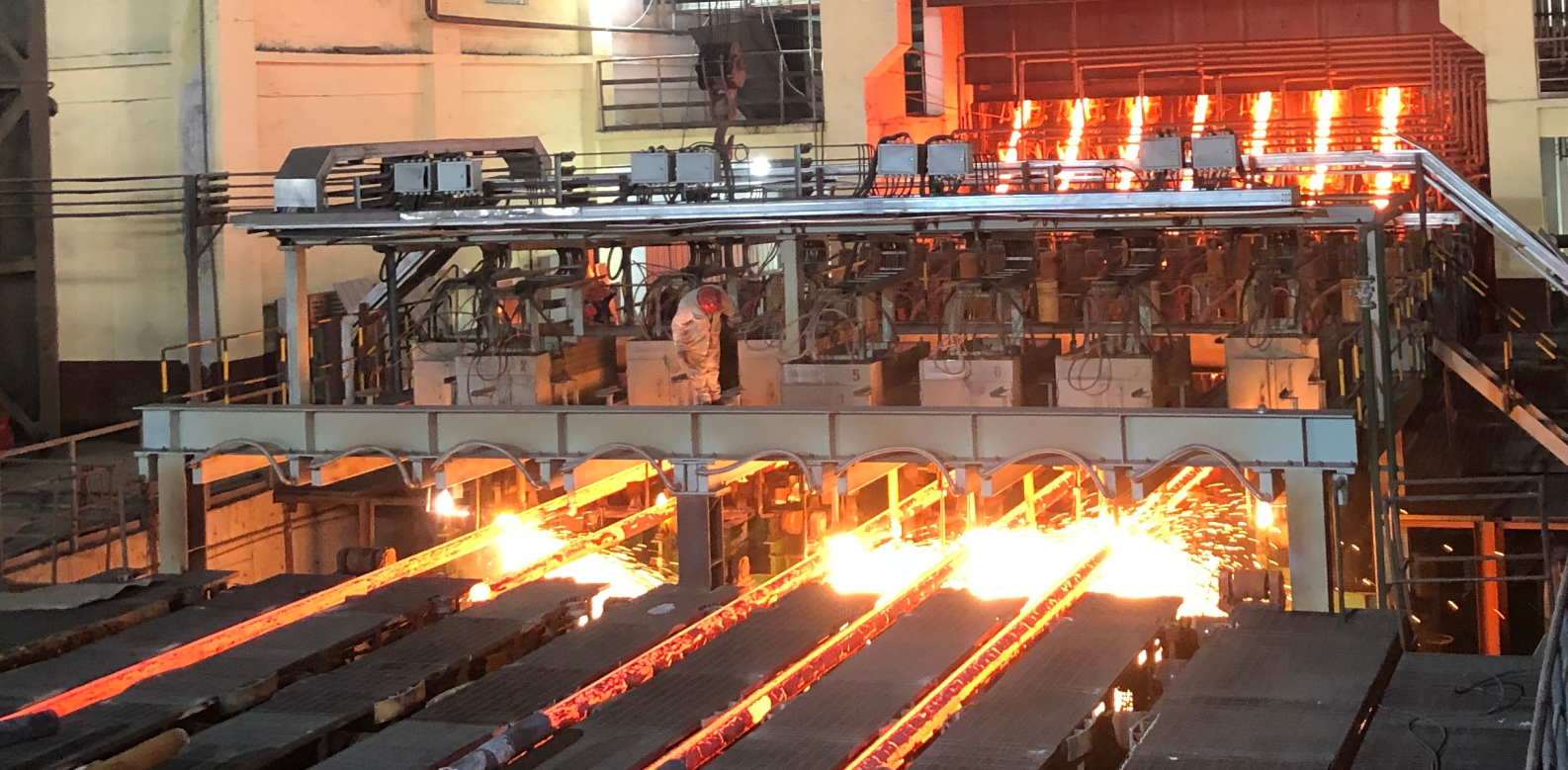 钢坯火焰切割 Billet Flame Torch Cutting