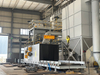 Roller conveyor type shot blasting cleaning machine