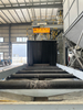 Roller conveyor type shot blasting cleaning machine